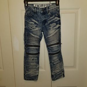 Encrypted boys skinny jeans